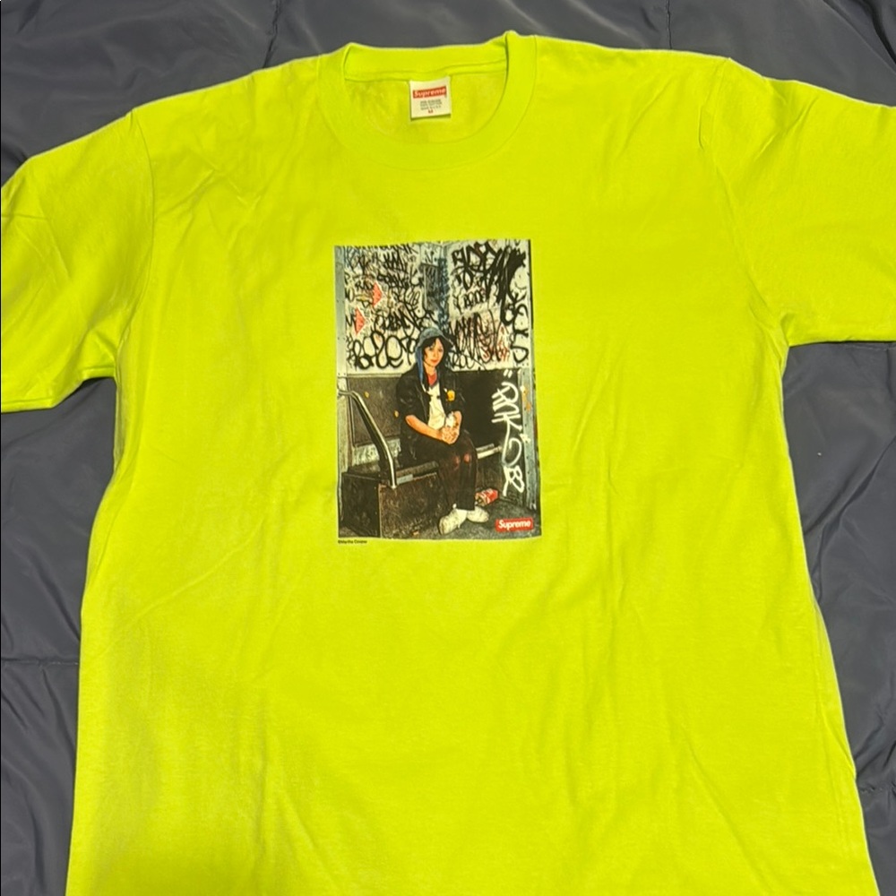 Supreme Neon Yellow Graphic Tee
